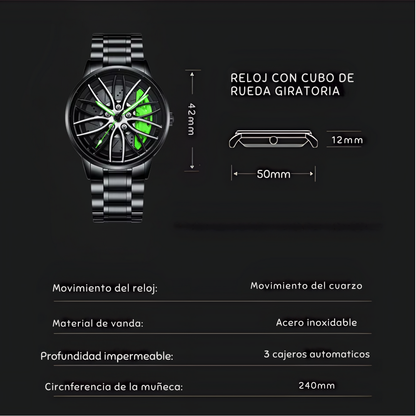 Reloj Con Rin Giratorio